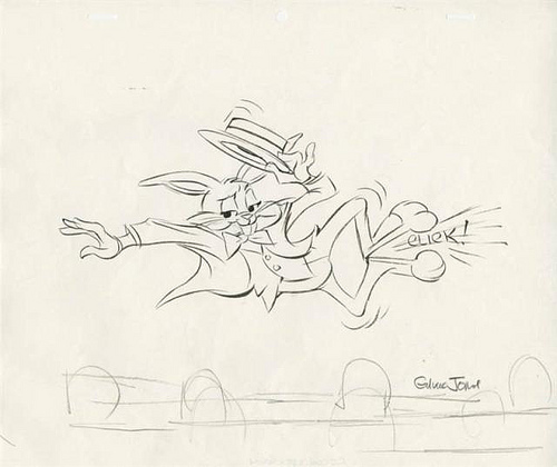 Chuck Jones - Concept Art - Bugs Bunny